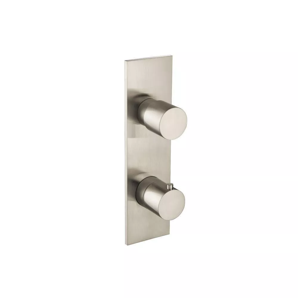 Brushed Nickel PVD 3/4" Thermostatic Shower Valve & Trim - 2-Output material