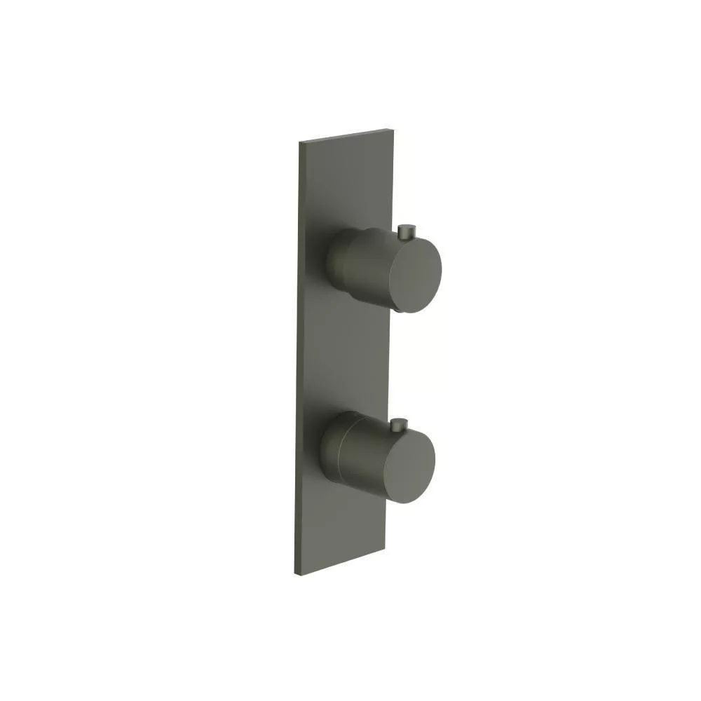 Dark Green 3/4" Thermostatic Shower Valve & Trim - 2-Output material