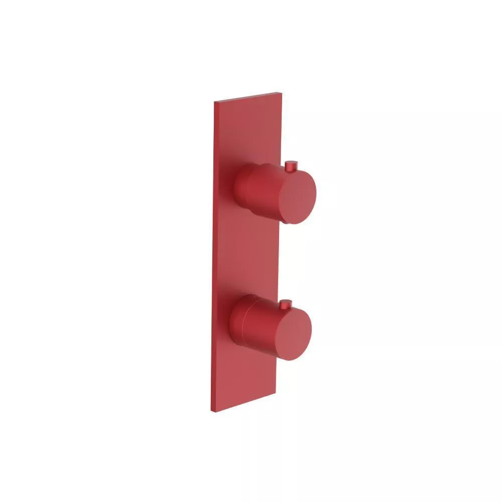 Crimson 3/4" Thermostatic Shower Valve & Trim - 3-Output material