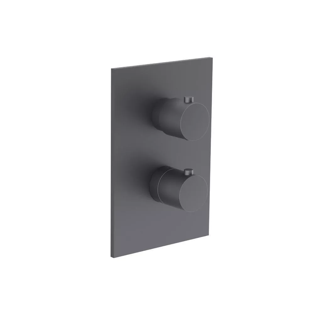 Dark Grey 3/4" Thermostatic Shower Valve & Trim - 1 Output material