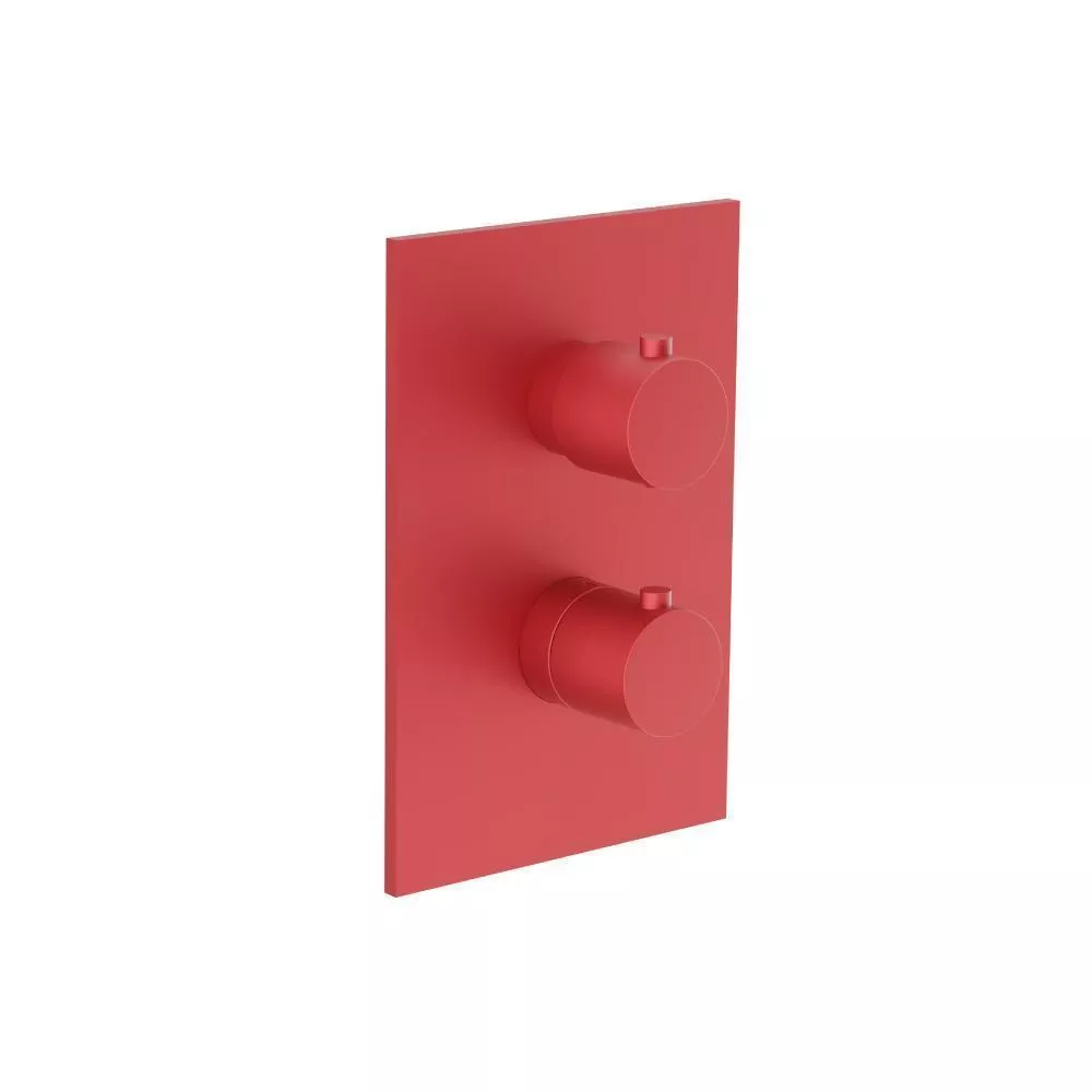 Deep Red 3/4" Thermostatic Shower Valve & Trim - 1 Output material