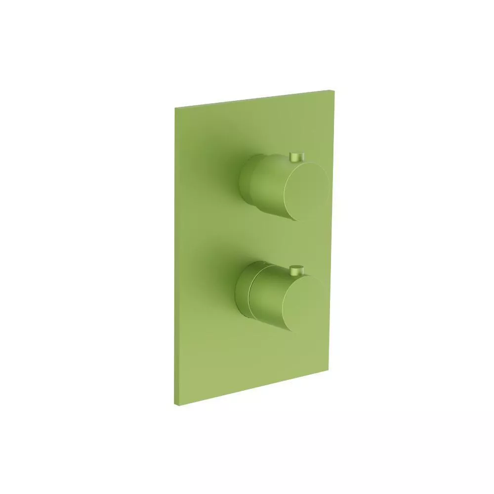 Green 3/4" Thermostatic Shower Valve & Trim - 1 Output material