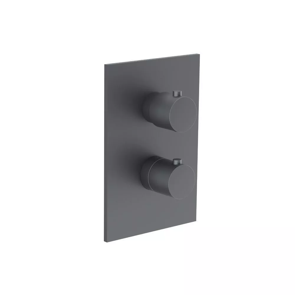 Rock Grey 3/4" Thermostatic Shower Valve & Trim - 1 Output material