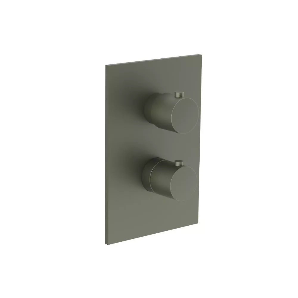 Gun Metal Grey 3/4" Thermostatic Valve & Trim - 3 Output material