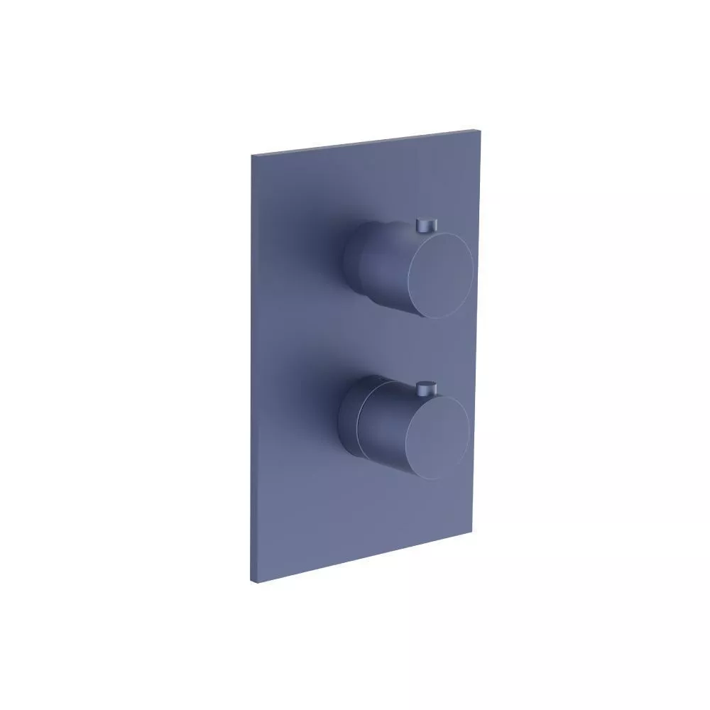 Navy Blue 3/4" Thermostatic Valve & Trim - 3 Output material