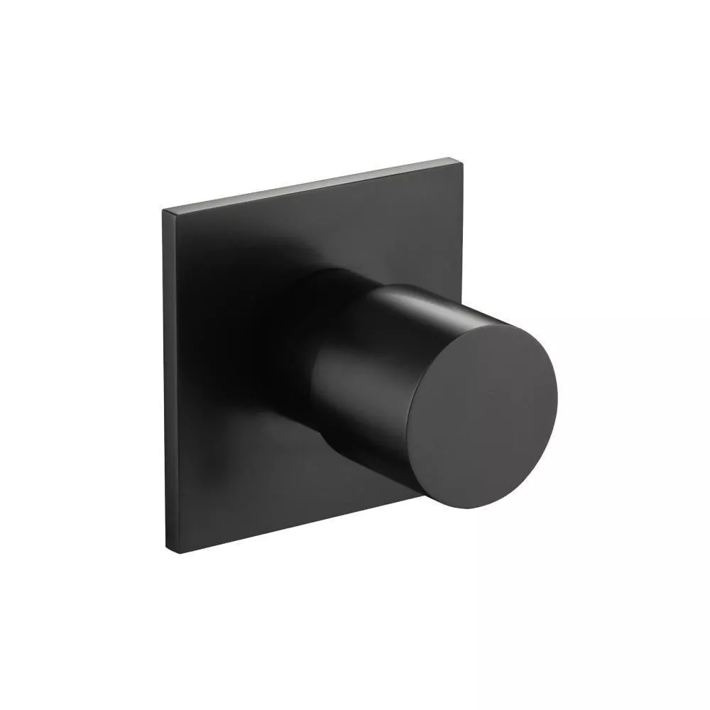 Matte Black 3-Way Diverter Shower Valve & Trim material