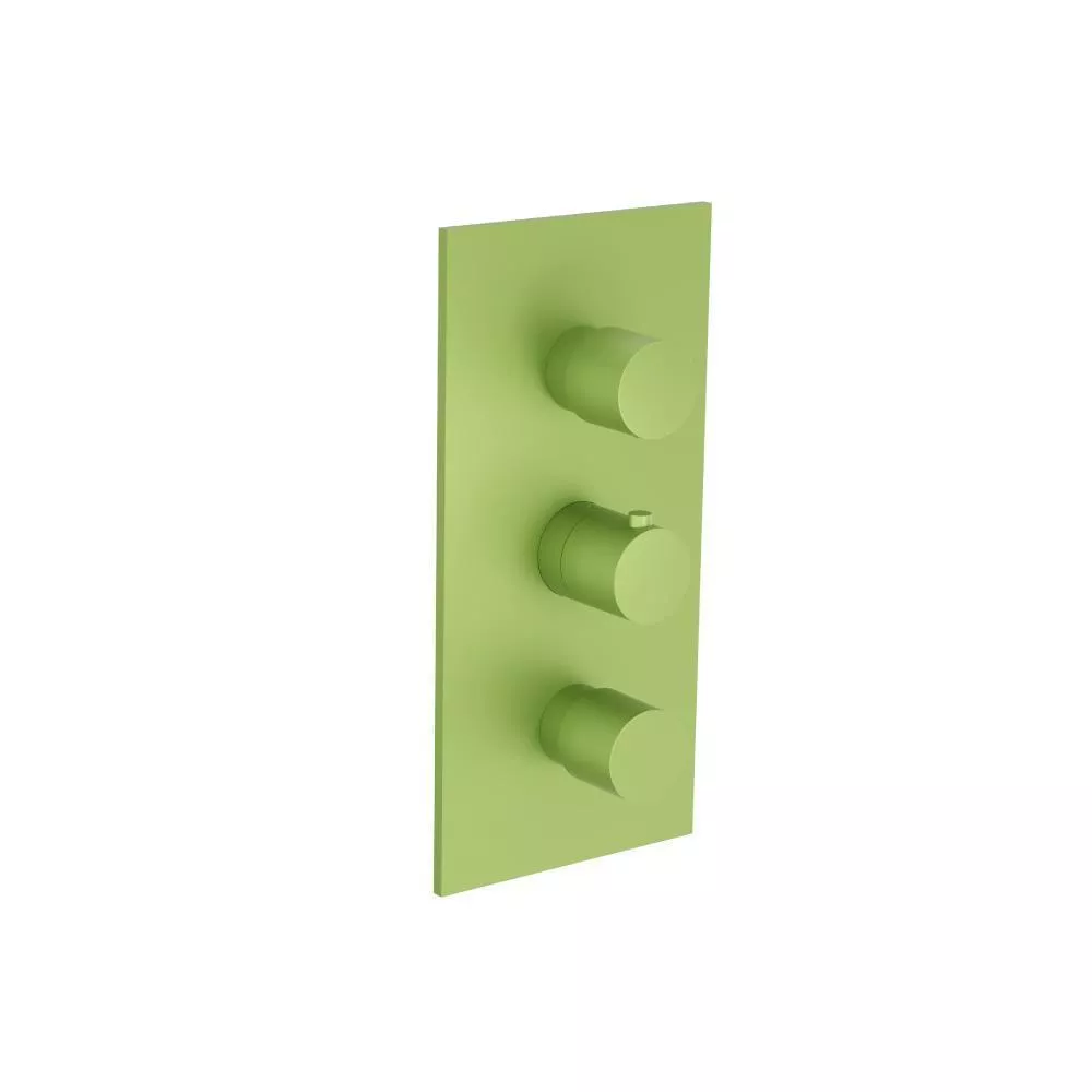 Green 3/4" Thermostatic Valve and Trim - 2 Outputs material