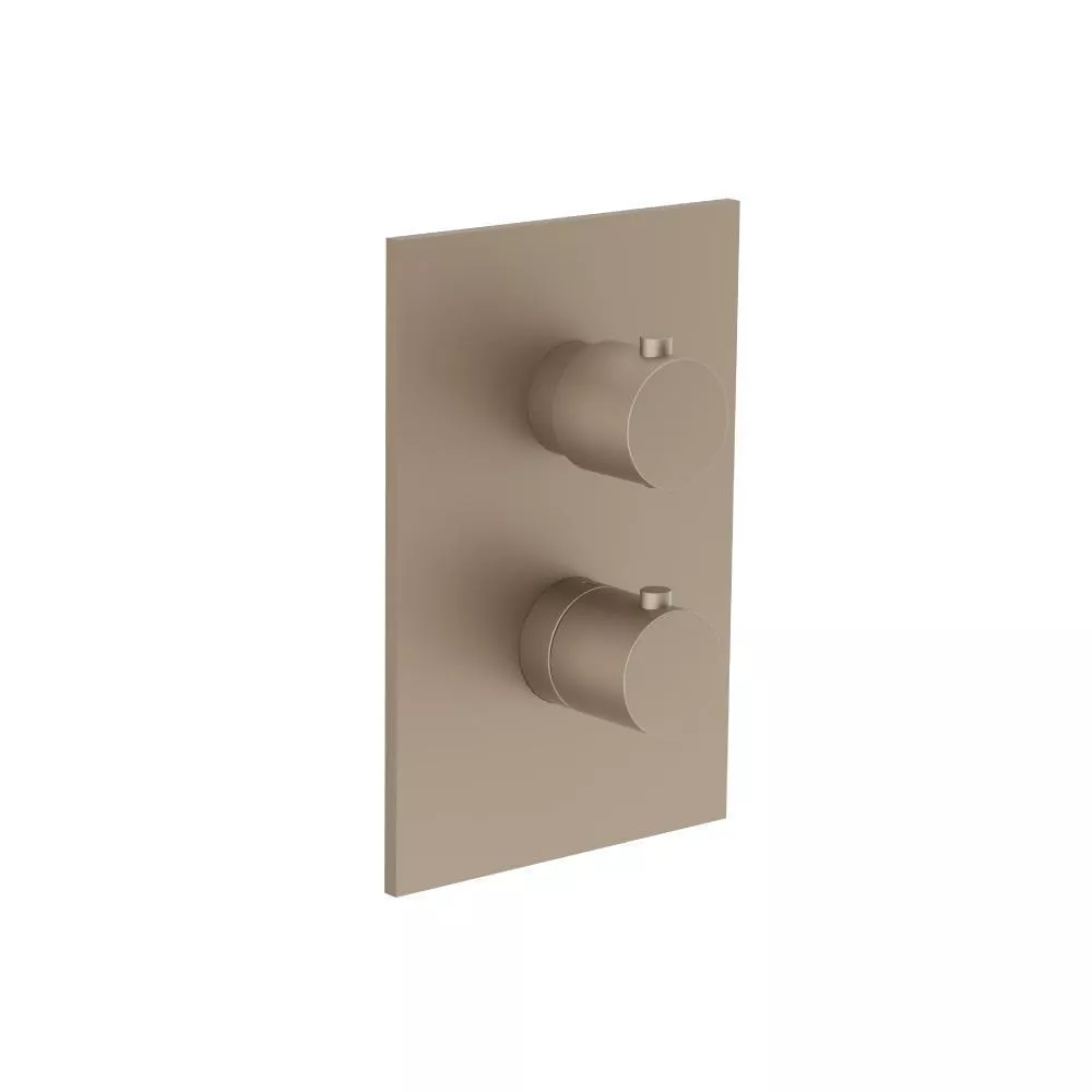 Dark Tan 3/4 " Thermostatic Valve & Trim - With 2-Way Diverter - 2 Output material