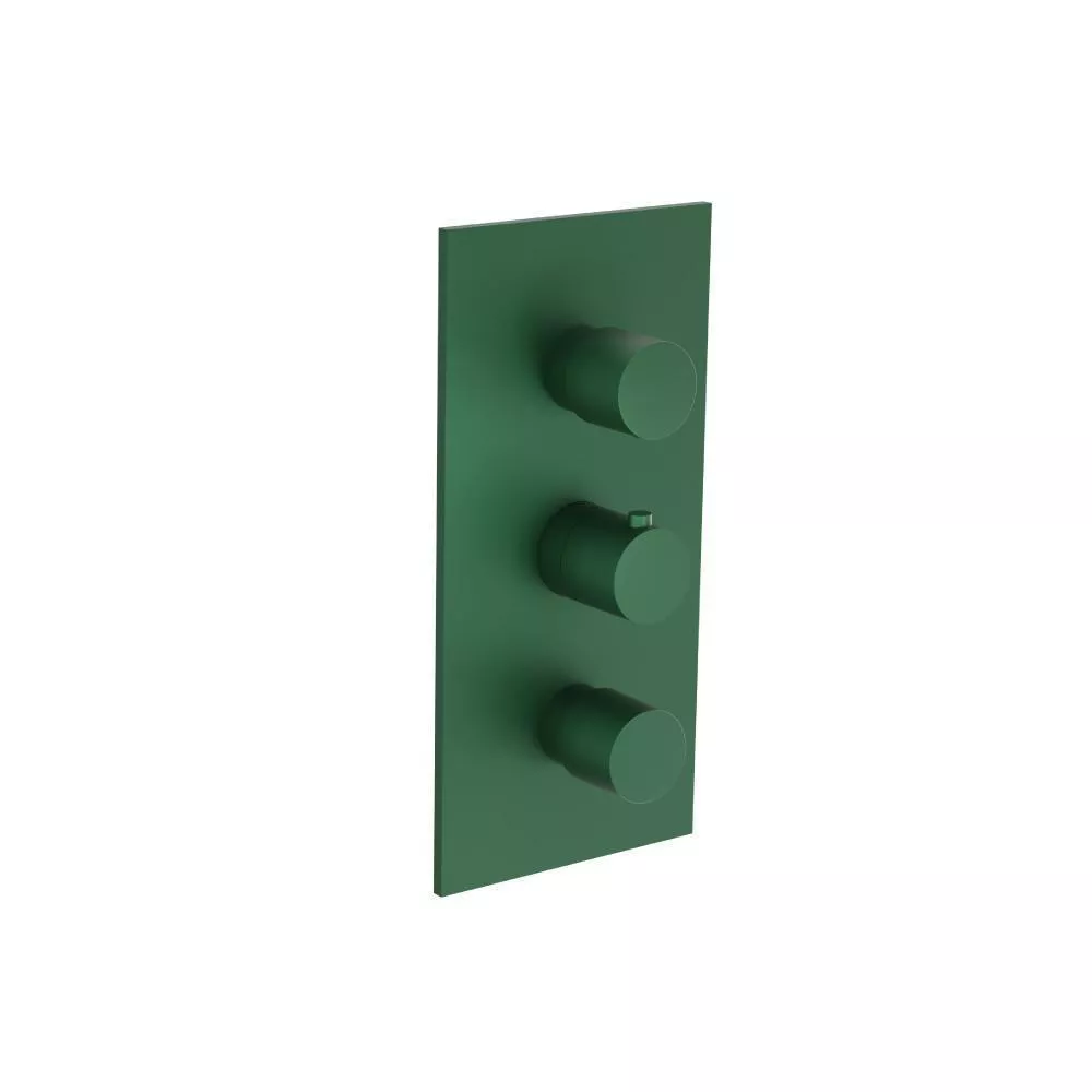 Leaf Green 3/4" Thermostatic Valve With Trim - 3 Output material