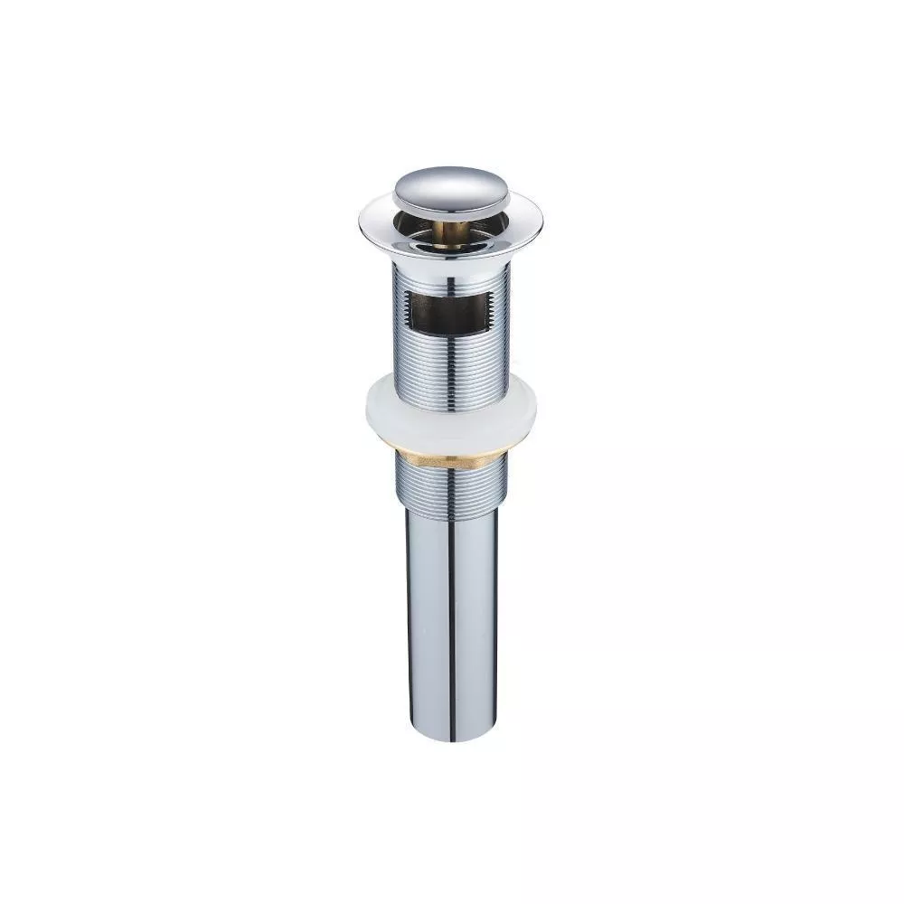 Chrome 1-1/4" Pop-up Drain Assembly with Overflow material