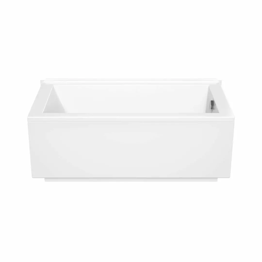 ModulR 60 x 32 (Without Armrests) Acrylic Corner Right Left-Hand Drain Bathtub in White material