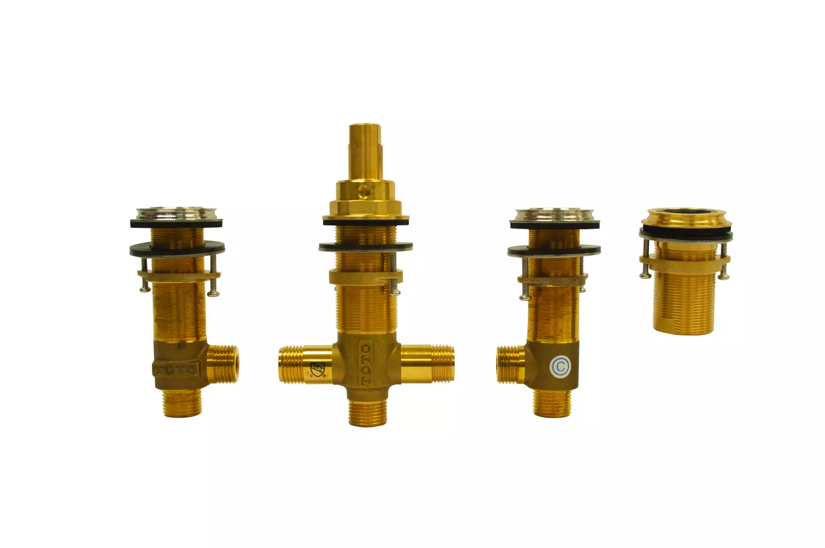 Three-Hole Roman Tub Filler Rough-In Valve, Brushed Nickel - TBN02203U#BN material