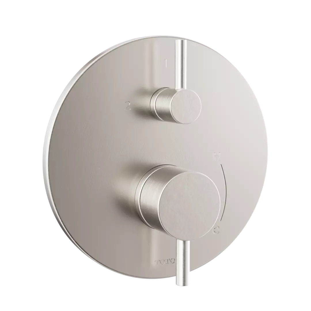 Round Pressure Balance Valve with Diverter Trim, Brushed Nickel - TBV01802U#BN material