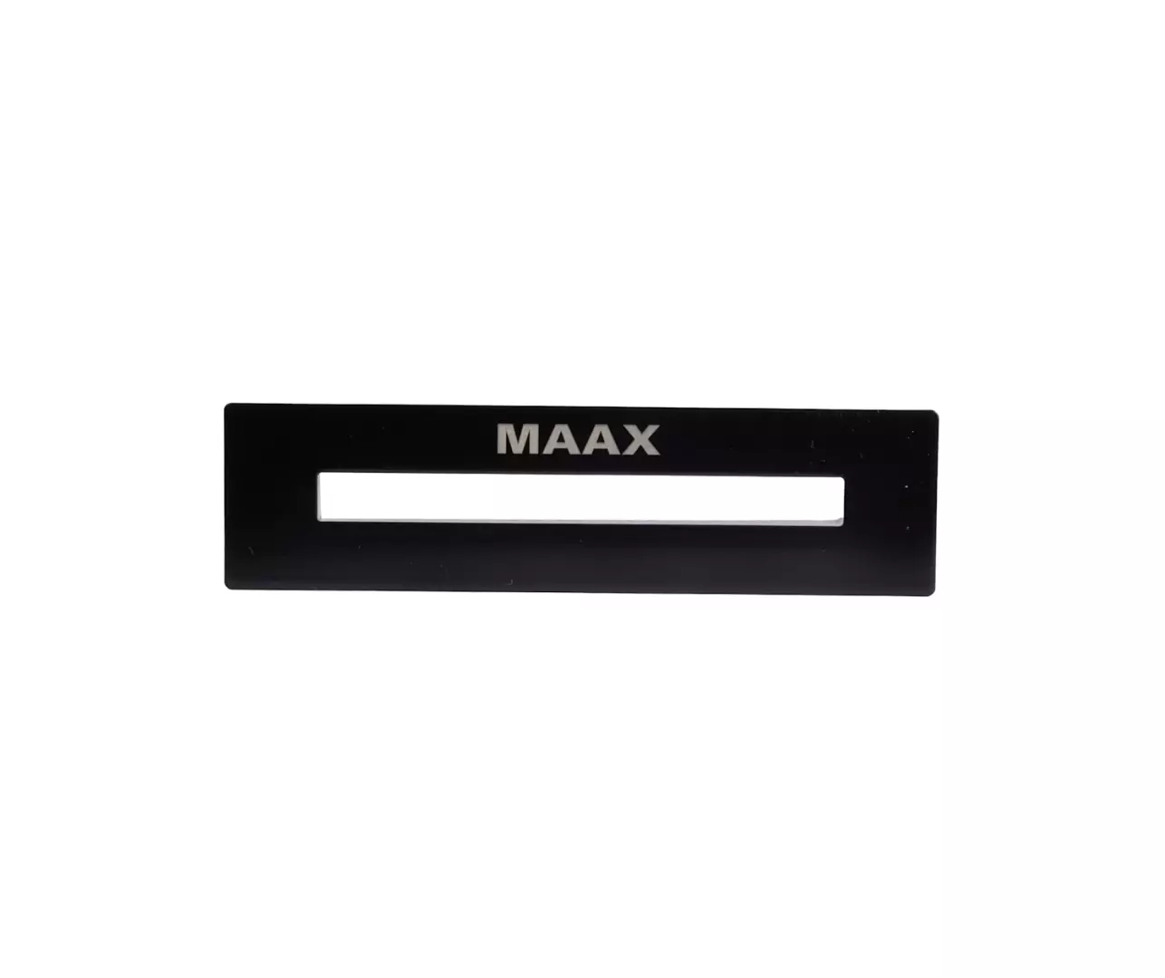 Linear Overflow Metal Trim in Matte Black material