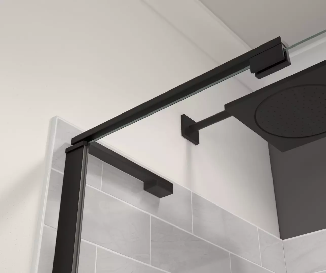 L-Shape Support Arm in Matte Black material