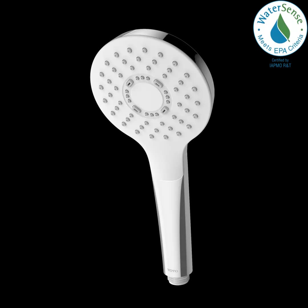 G Series 1.75 GPM Single Spray 4 inch Round Handshower with COMFORT WAVE Technology, Polished Chrome - TBW01009U4#CP material