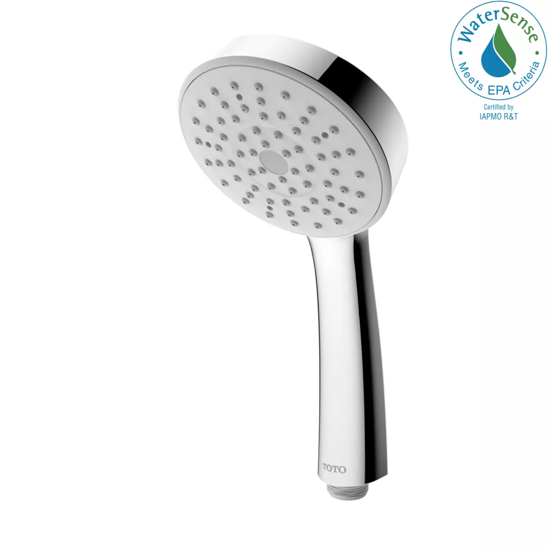 L Series 2.0 GPM Single Spray 4 inch Modern Round Handshower, Polished Chrome - TBW01019U2#CP material