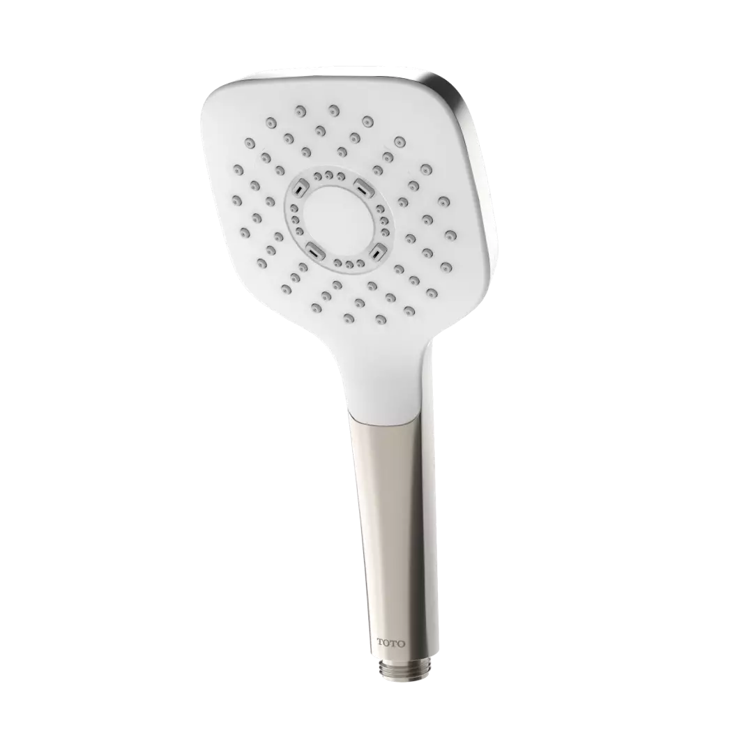 G Series 1.75 GPM Single Spray 4 inch Square Handshower with COMFORT WAVE Technology, Polished Nickel - TBW02010U4#PN material