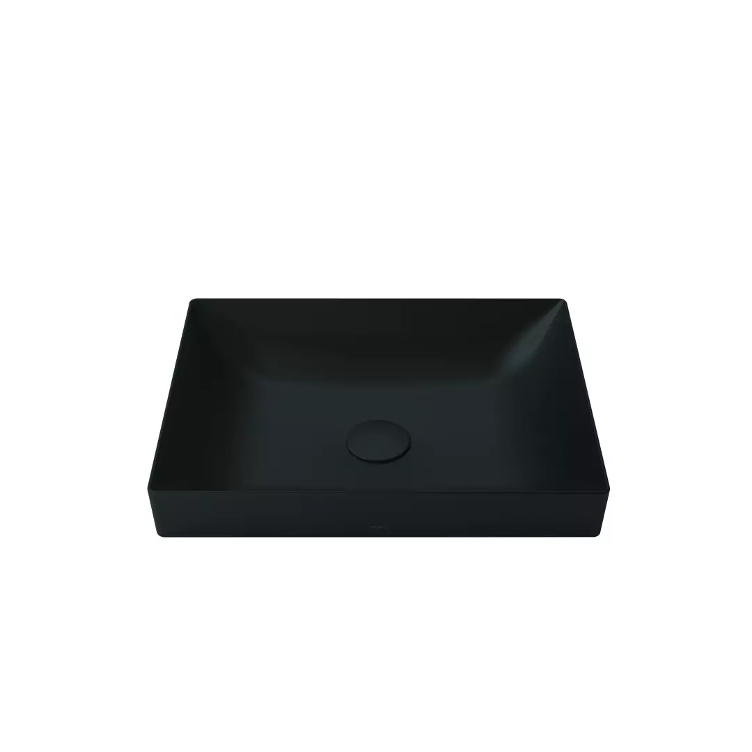Kiwami® Rectangular 20" Vessel Bathroom Sink, Matte Black - LT475#MBL material