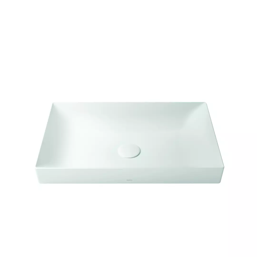 Kiwami® Rectangular 23" Vessel Bathroom Sink, Matte White - LT476#MW material
