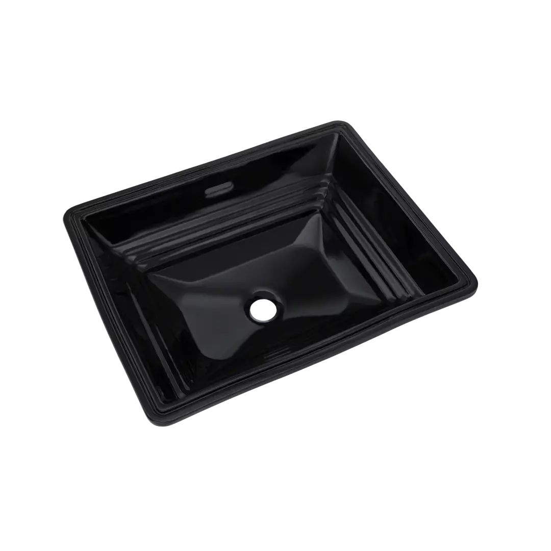 Promenade® Rectangular Undermount Bathroom Sink, Ebony - LT533#51 material