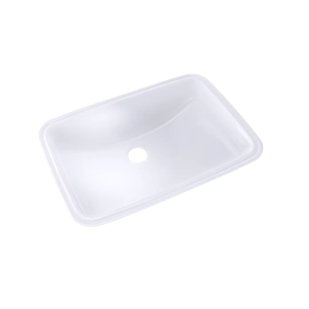 19" x 12-3/8" Rectangular Undermount Bathroom Sink with CEFIONTECT, Cotton White - LT542G#01 material