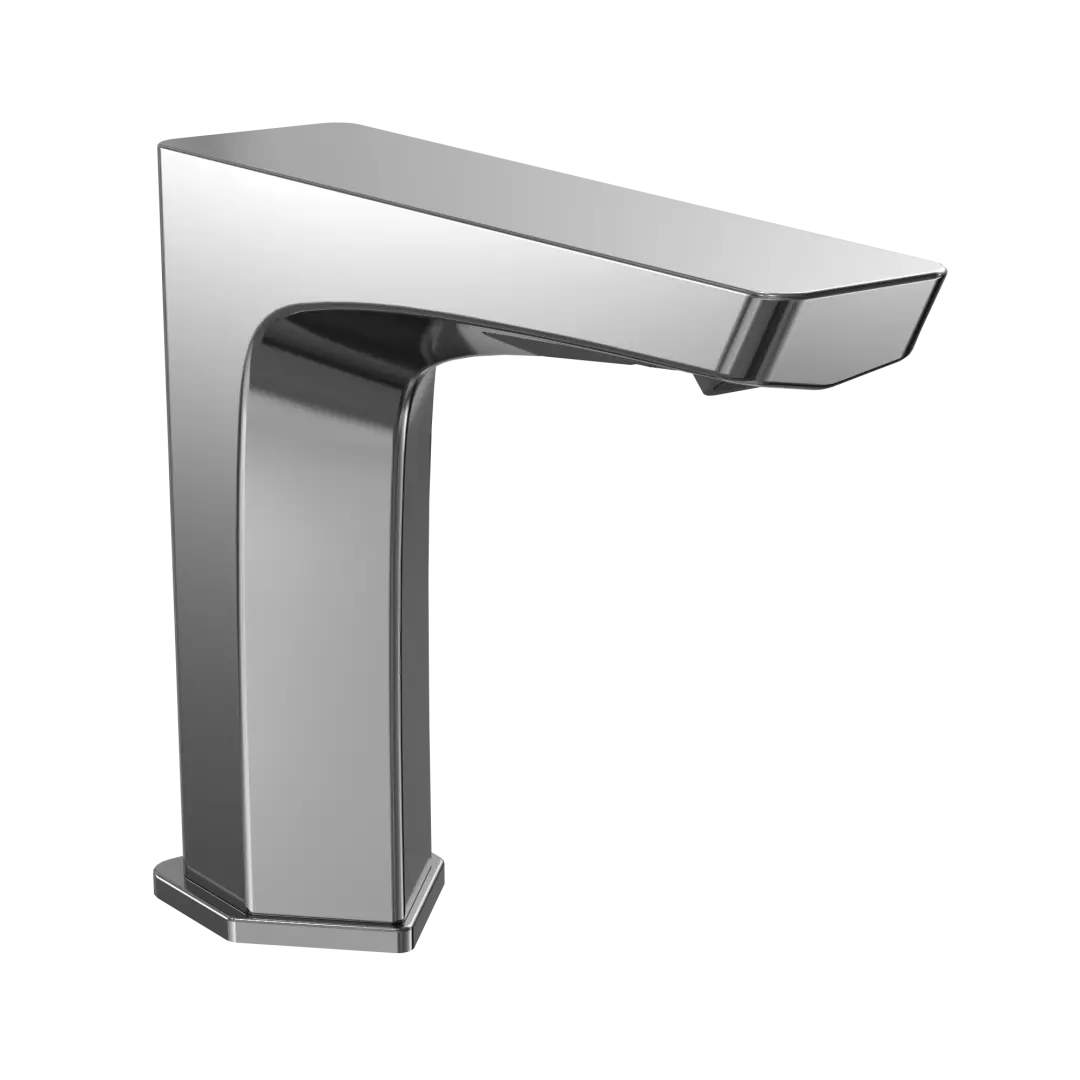 GE ECOPOWER® 0.35 GPM Touchless Bathroom Faucet, 20 Second On-Demand Flow, Polished Chrome - T20S32E#CP material