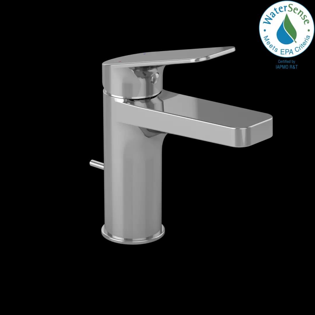 Oberon® S Single Handle 1.2 GPM High-Efficiency Bathroom Sink Faucet, Polished Chrome - TL363SD12R#CP material