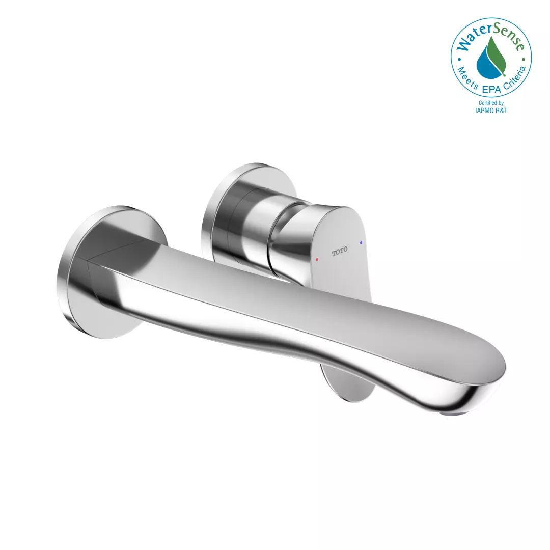 GO 1.2 GPM Wall-Mount Single-Handle L Bathroom Faucet with COMFORT GLIDEâ„¢ Technology, Polished Chrome - TLG01311UA#CP material
