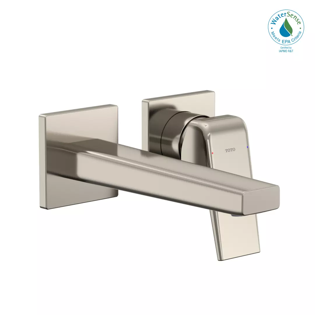 GB 1.2 GPM Wall-Mount Single-Handle Bathroom Faucet with COMFORT GLIDE Technology, Polished Nickel - TLG10307U#PN material