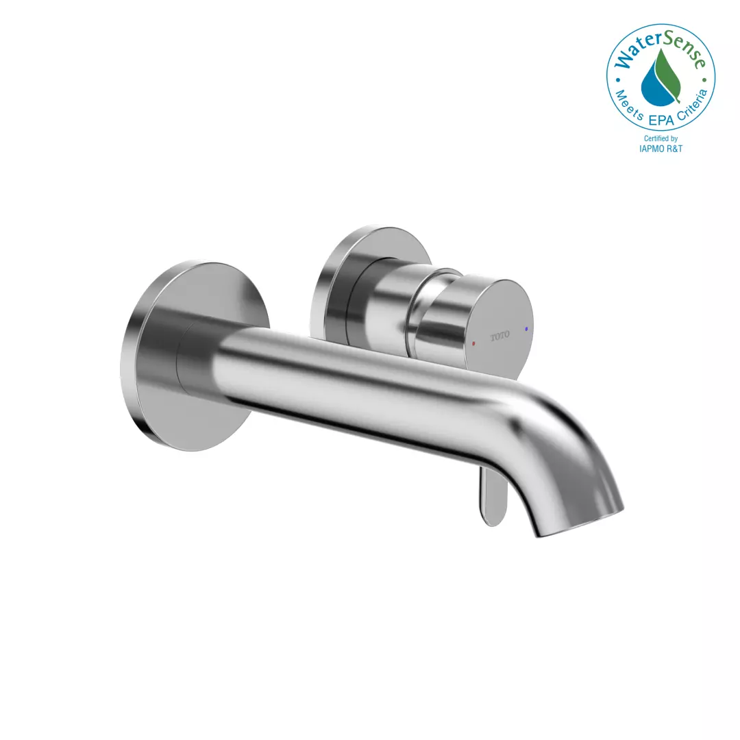 LB Series 1.2 GPM Wall-Mount Single-Handle Bathroom Sink Faucet, Polished Chrome - TLS01309U#CP material