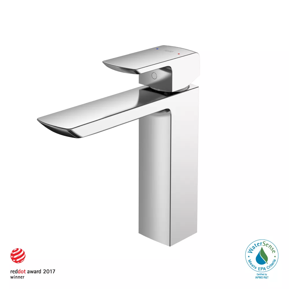 GR 1.2 GPM Single Handle Semi-Vessel Bathroom Sink Faucet with COMFORT GLIDEâ„¢ Technology, Polished Chrome - TLG02304U#CP material