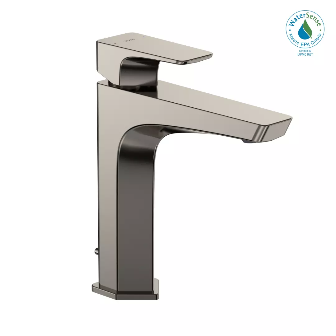 GE 1.2 GPM Single Handle Semi-Vessel Bathroom Sink Faucet with COMFORT GLIDE Technology, Polished Nickel - TLG07303U#PN material