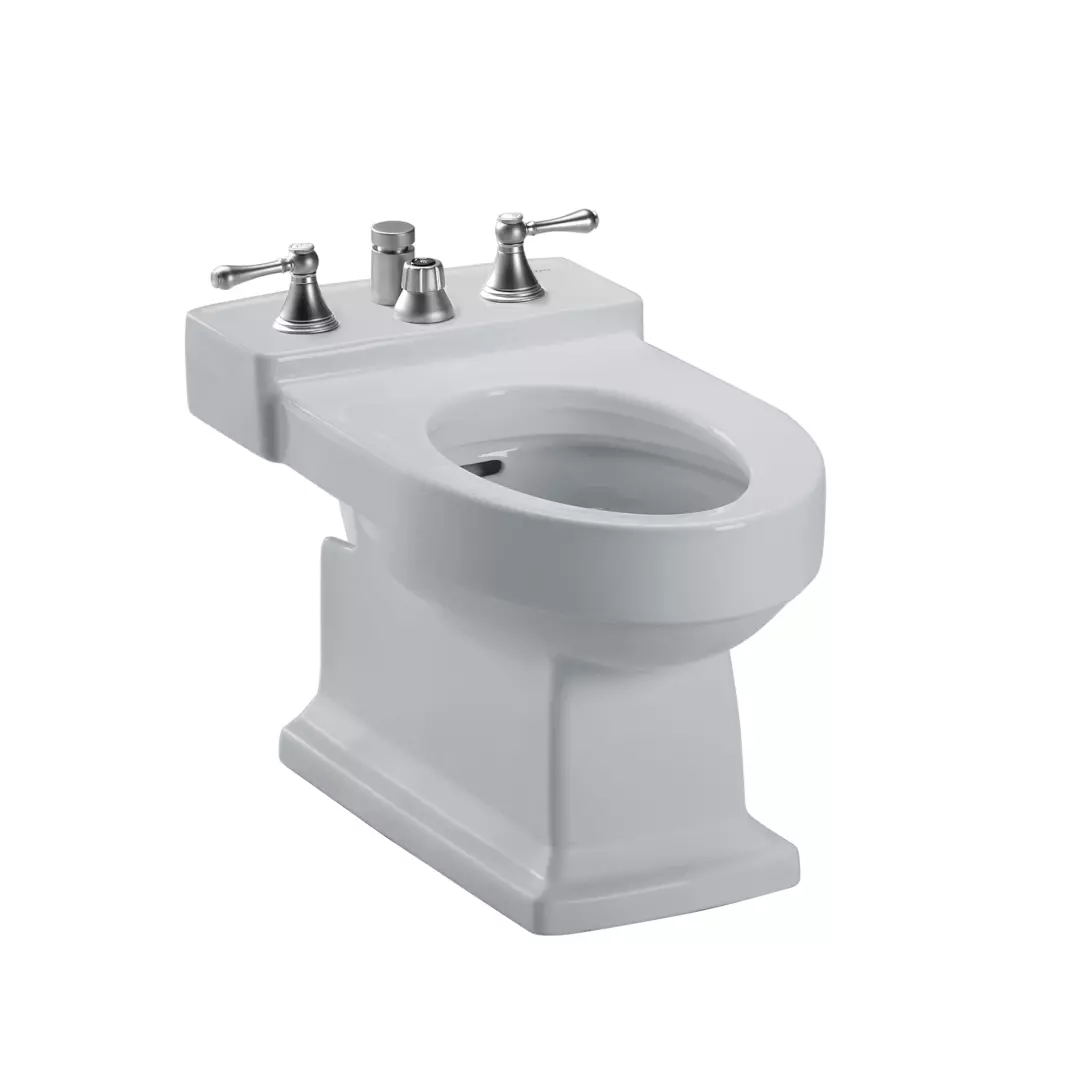 Lloyd® Deck Mount Vertical Spray Flushing Rim Bidet, Cotton White - BT930B#11 material