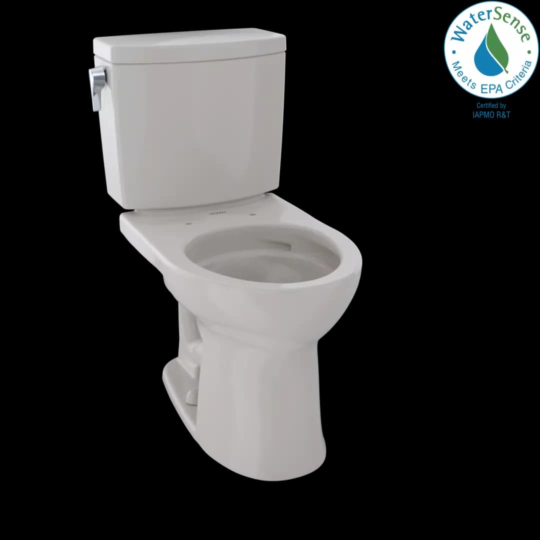 Drake® II 1G® Two-Piece Round 1.0 GPF Universal Height Toilet with CEFIONTECT, Sedona Beige - CST453CUFG#12 material