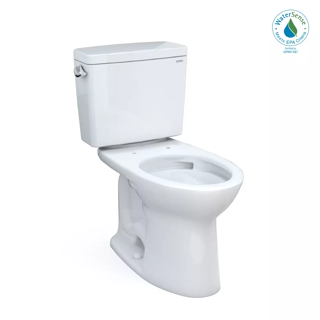 Drake® Two-Piece Elongated 1.28 GPF TORNADO FLUSH® Toilet with CEFIONTECT®, Cotton White - CST776CEG#01 material