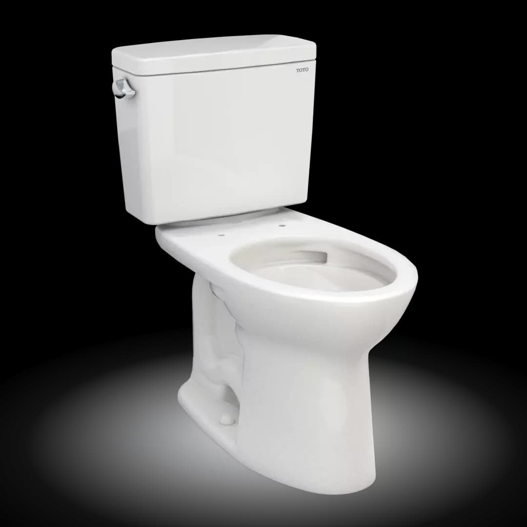 Drake® Two-Piece Elongated 1.6 GPF Universal Height TORNADO FLUSH® Toilet with CEFIONTECT®, Colonial White - CST776CSFG#11 material