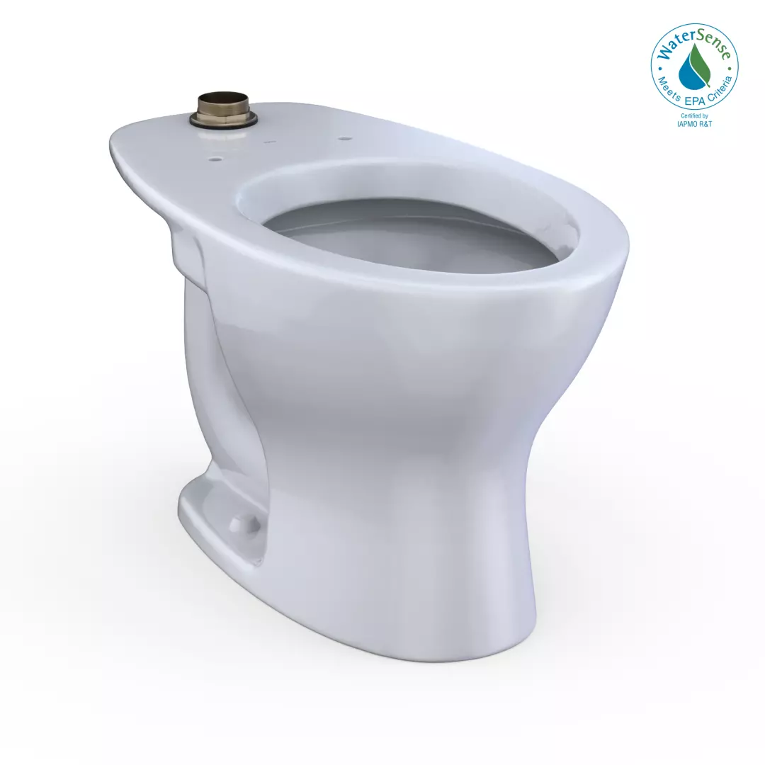 TORNADO FLUSH® Commercial Flushometer Floor-Mounted Toilet, Elongated, Cotton White - CT725CU#01 material