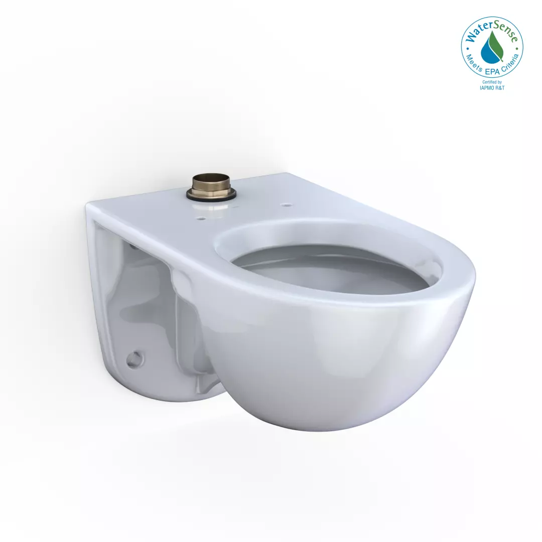 TORNADO FLUSH® Commercial Flushometer Wall-Mounted Toilet, Elongated, Cotton White - CT728CU#01 material