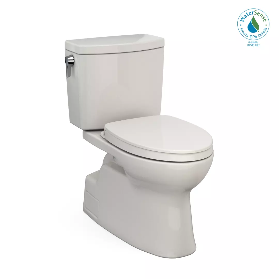 Vespin® II 1G Two-Piece Elongated 1.0 GPF Universal Height Toilet with CEFIONTECT and SS124 SoftClose Seat, WASHLET+ Ready, Sedona Beige - MS474124CUFG#12 material