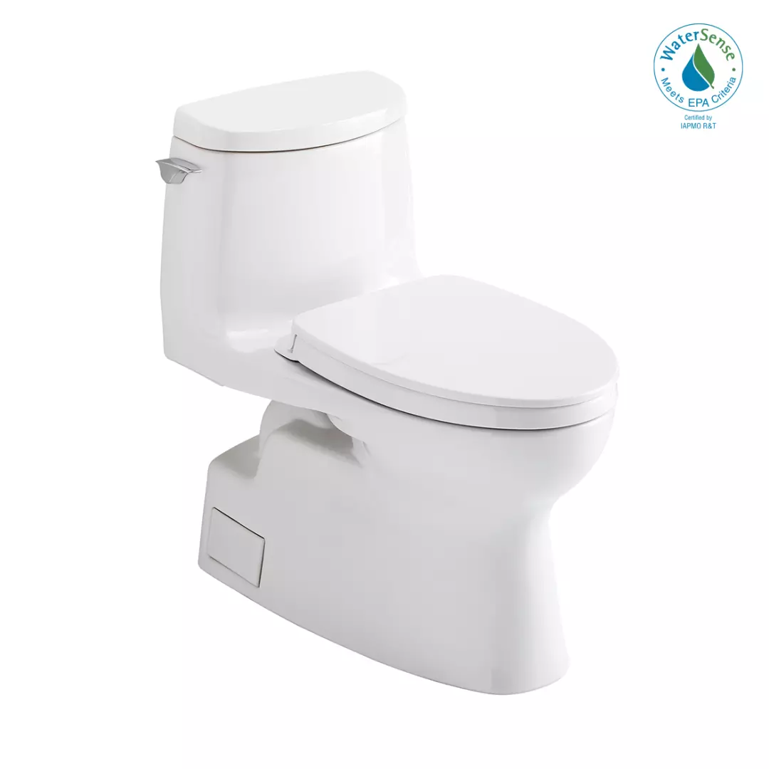 Carlyle® II 1G® One-Piece Elongated 1.0 GPF Universal Height Toilet with CEFIONTECT and SS124 SoftClose Seat, WASHLET+ Ready, Cotton White - MS614124CUFG#01 material