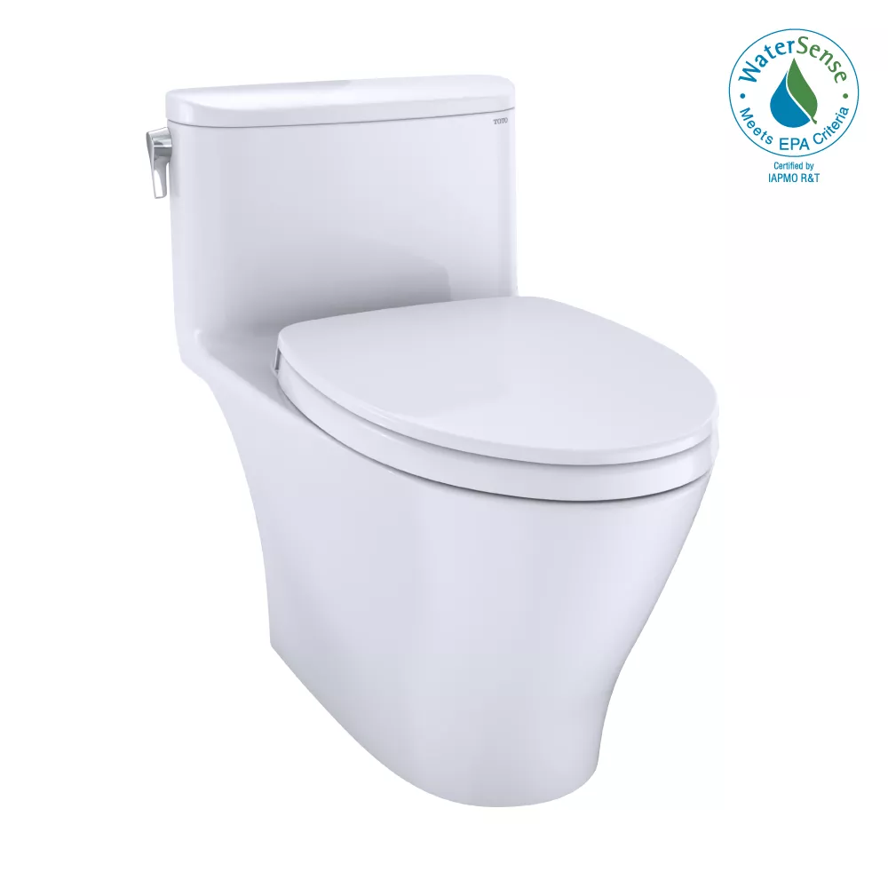 Nexus® 1G® One-Piece Elongated 1.0 GPF Universal Height Toilet with CEFIONTECT® and SS124 SoftClose Seat, WASHLET®+ Ready, Cotton White - MS642124CUFG#01 material
