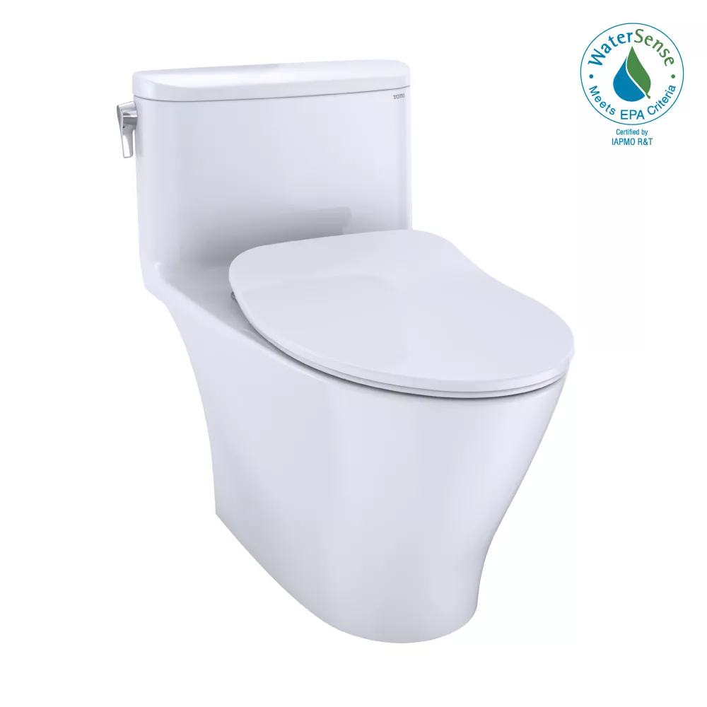 Nexus® One-Piece Elongated 1.28 GPF Universal Height Toilet with CEFIONTECT and SS234 SoftClose Seat, WASHLET+ Ready, Cotton White - MS642234CEFG#01 material
