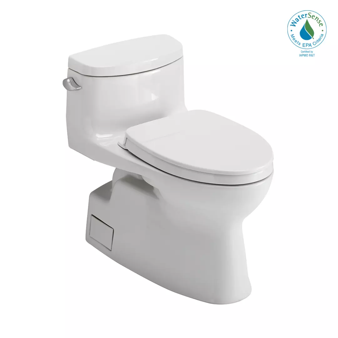 Carolina® II One-Piece Elongated 1.28 GPF Universal Height Toilet with CEFIONTECT and SS124 SoftClose Seat, WASHLET+ Ready, Cotton White - MS644124CEFG#01 material