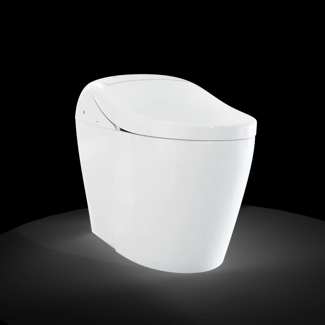 WASHLET® G5A 1.2 or 1.0 GPF Smart Toilet with Integrated Bidet Seat and CeFiONtect®, Cotton White - MS7631CEMFG#01 material