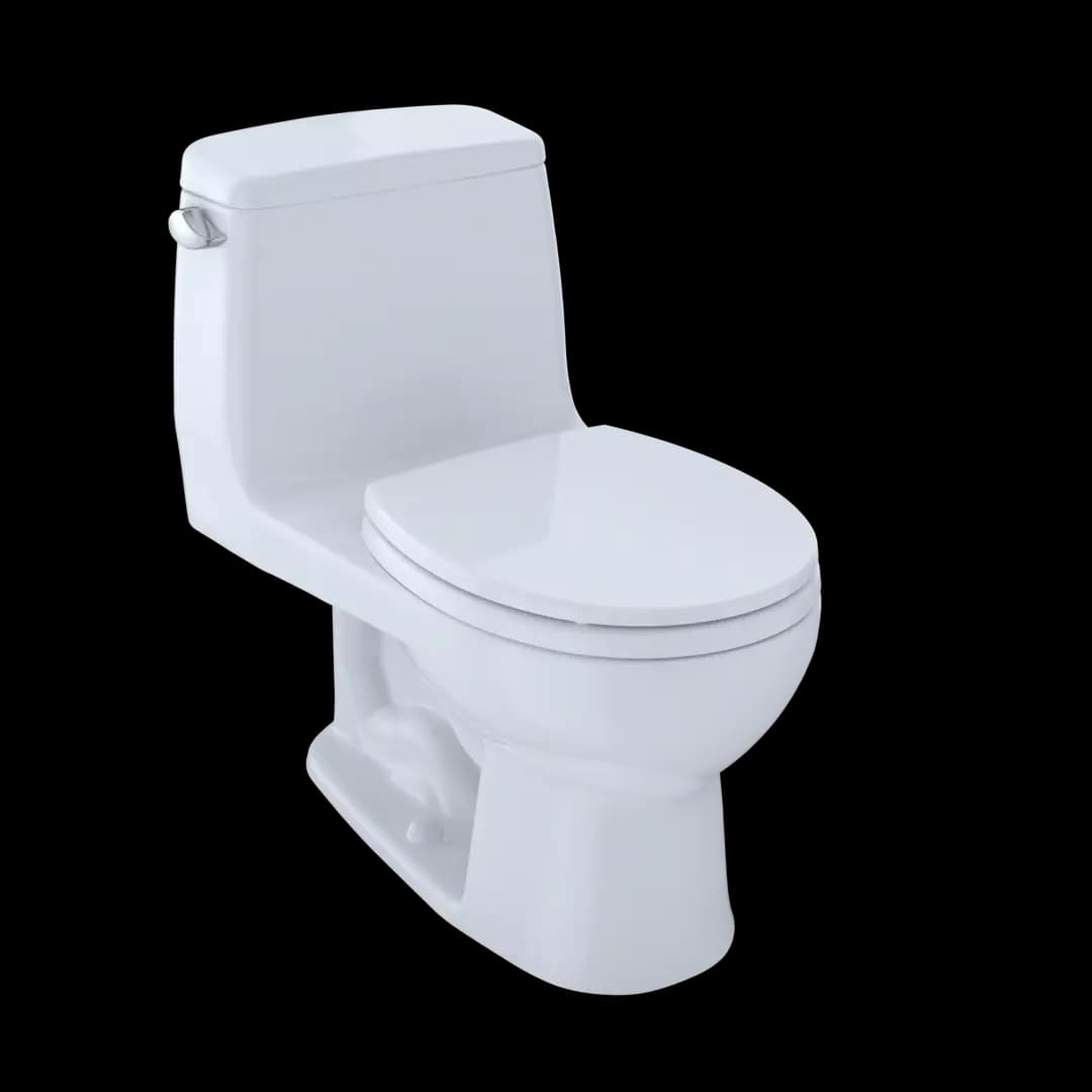 UltraMax® One-Piece Round Bowl 1.6 GPF Toilet, Cotton White - MS853113S#01 material