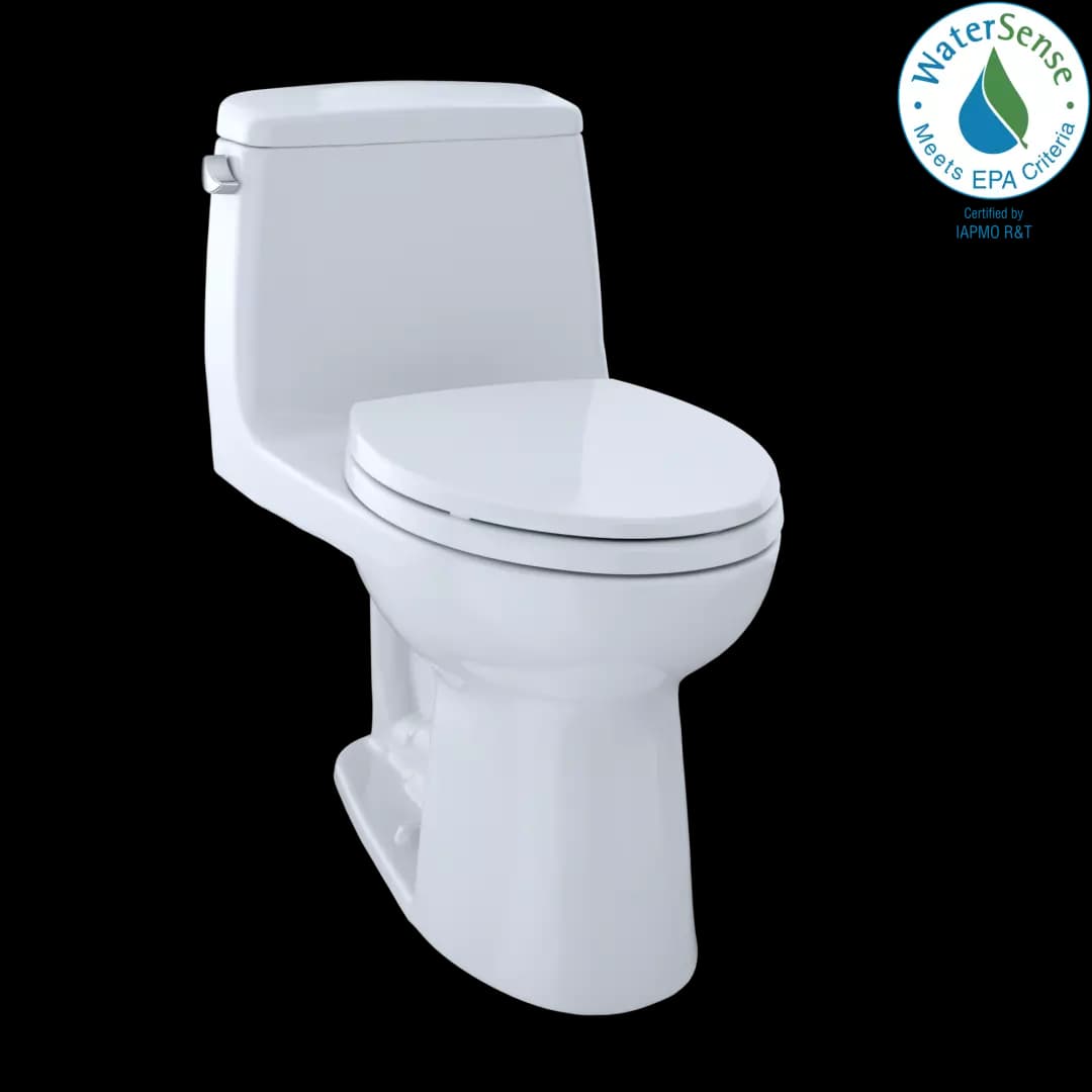 Eco UltraMax® One-Piece Elongated 1.28 GPF Toilet, Cotton White - MS854114E#01 material
