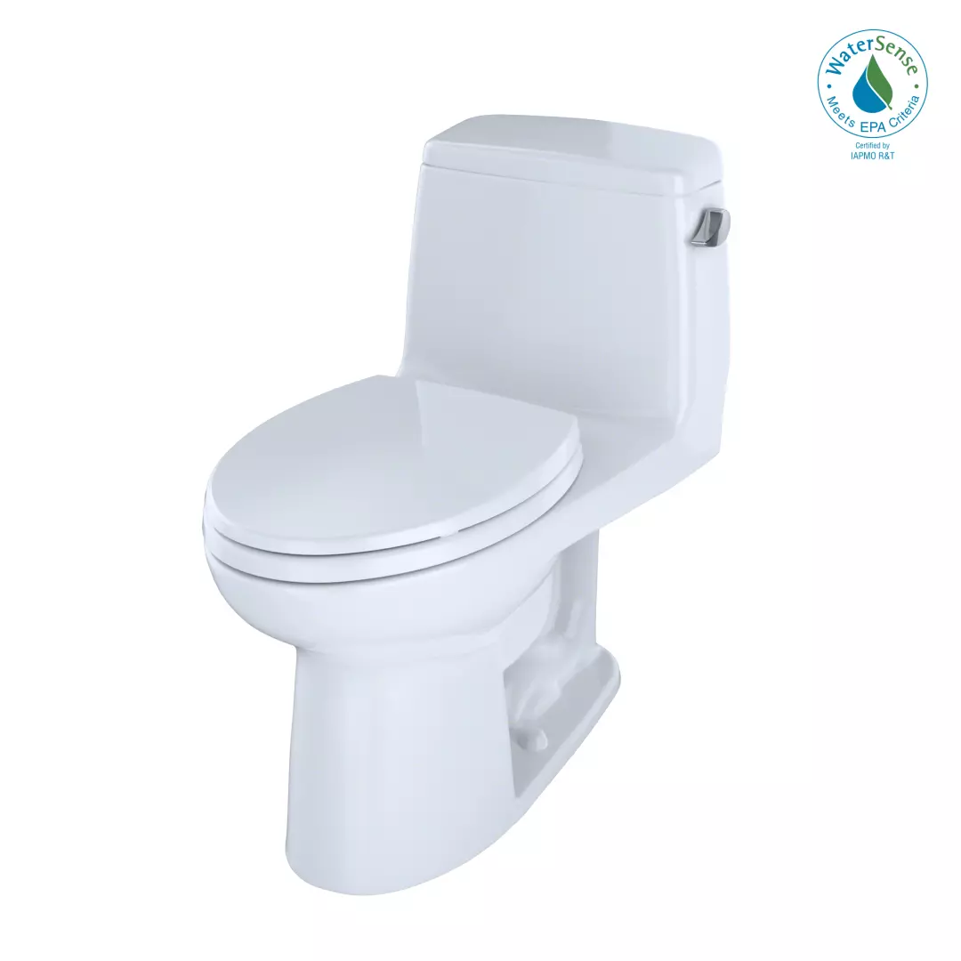 Eco UltraMax® One-Piece Elongated 1.28 GPF ADA Compliant Toilet with Right-Hand Trip Lever, Cotton White - MS854114ELR#01 material