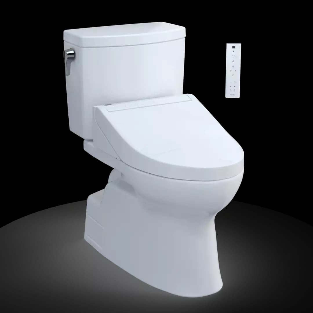 WASHLET+® Vespin® II 1G® Two-Piece Elongated 1.0 GPF Toilet and WASHLET+® C5 Bidet Seat, Cotton White - MW4743084CUFG#01 material