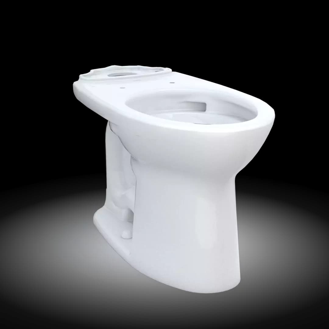 Drake® Elongated TORNADO FLUSH® Toilet Bowl with CEFIONTECT®, Cotton White - C776CEG#01 material